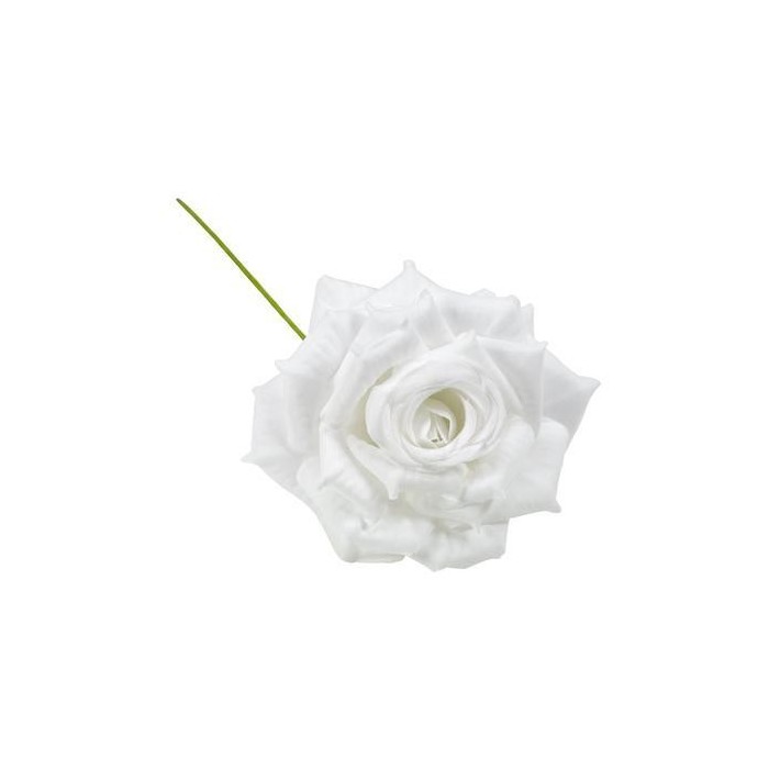 ROSA GRANDE 7CM BIANCO
